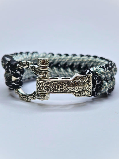 Paracord Armband mit Wikinger-Verschluss